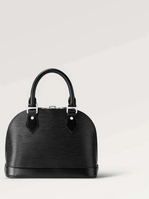 Alma BB Epi Tote Bag Black