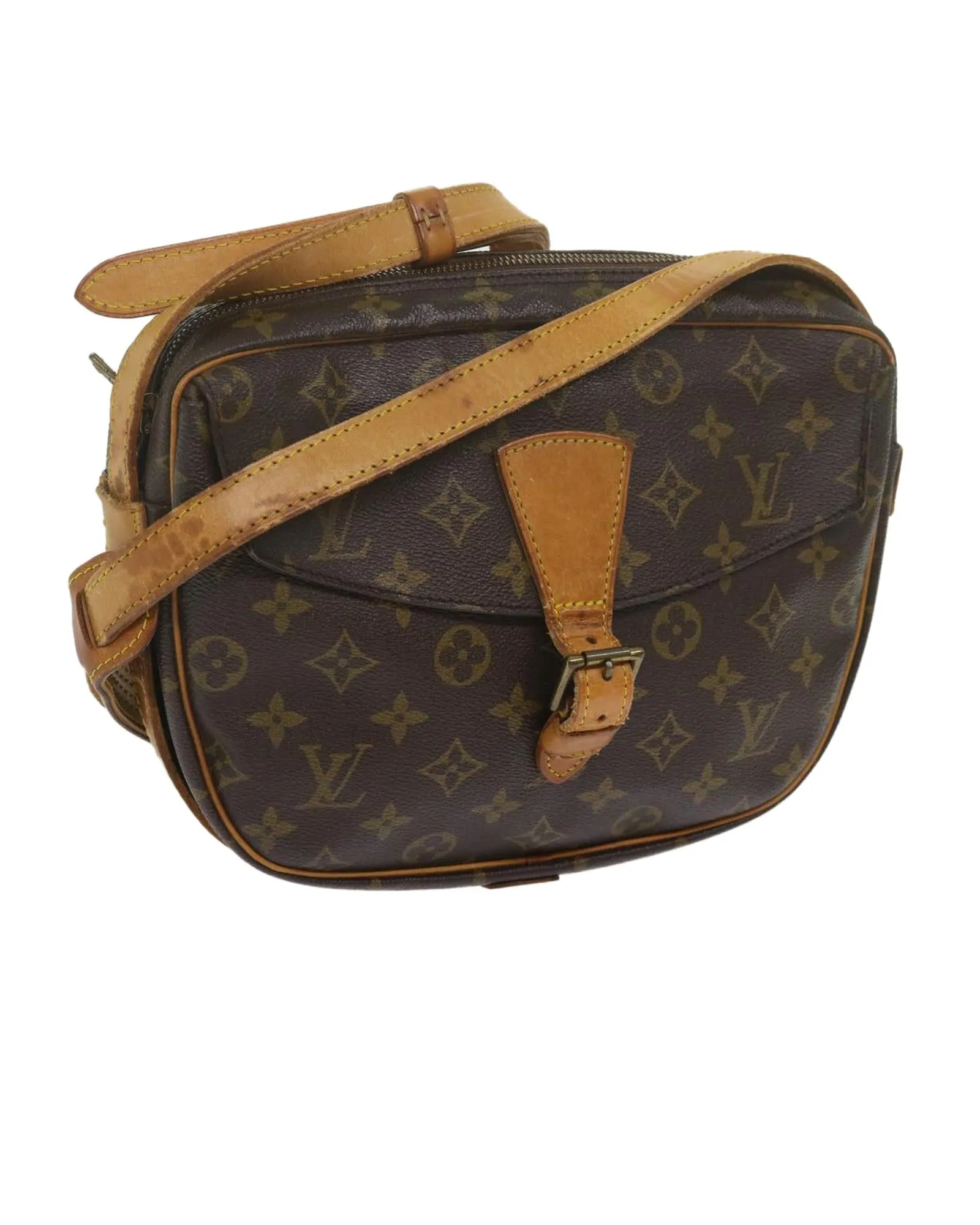 Authentic Louis Vuitton Bosphore Monogram Canvas Shoulder Bag Brown