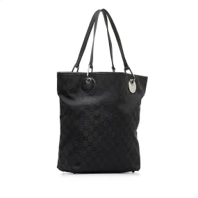 Black Gucci GG Canvas Eclipse Tote