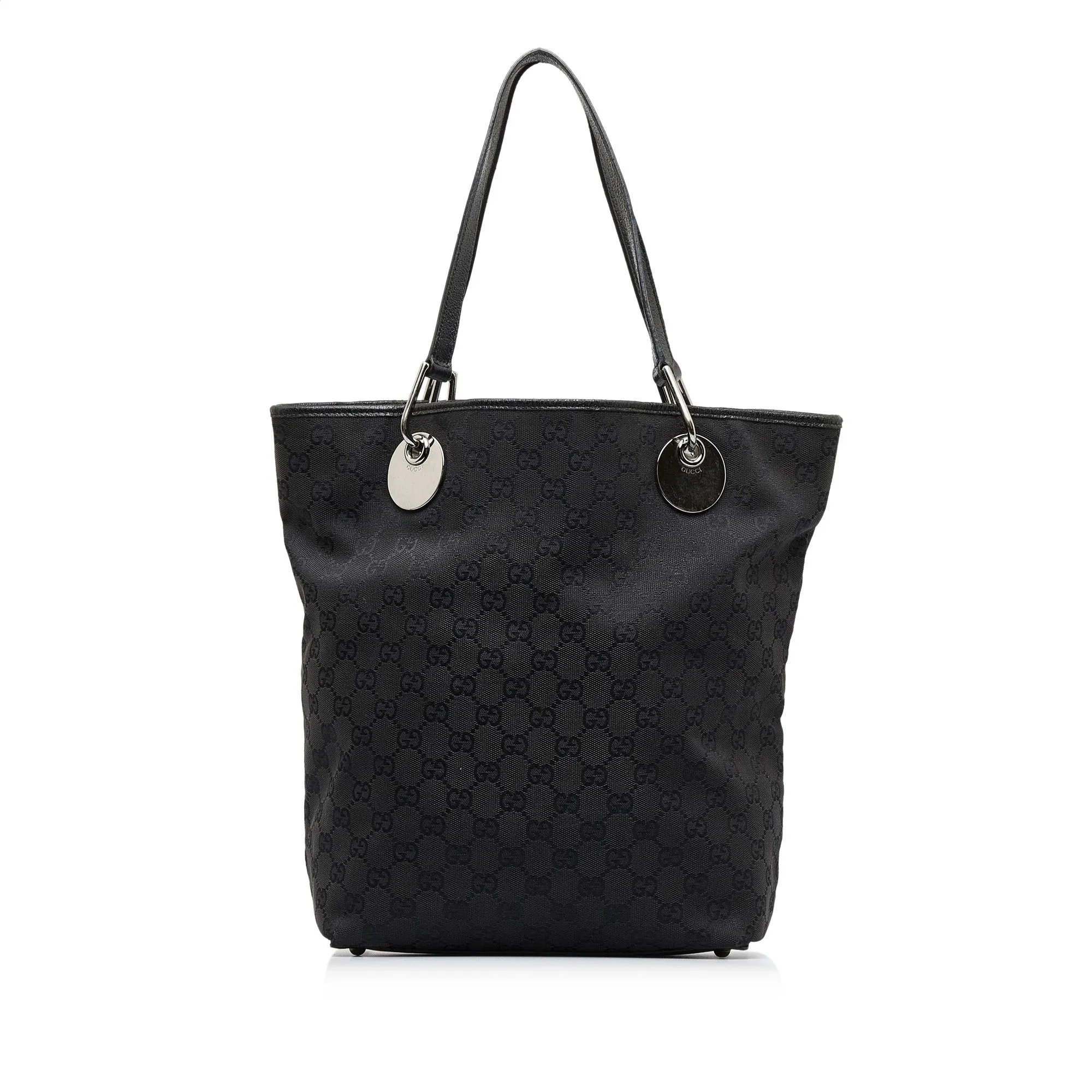 Black Gucci GG Canvas Eclipse Tote