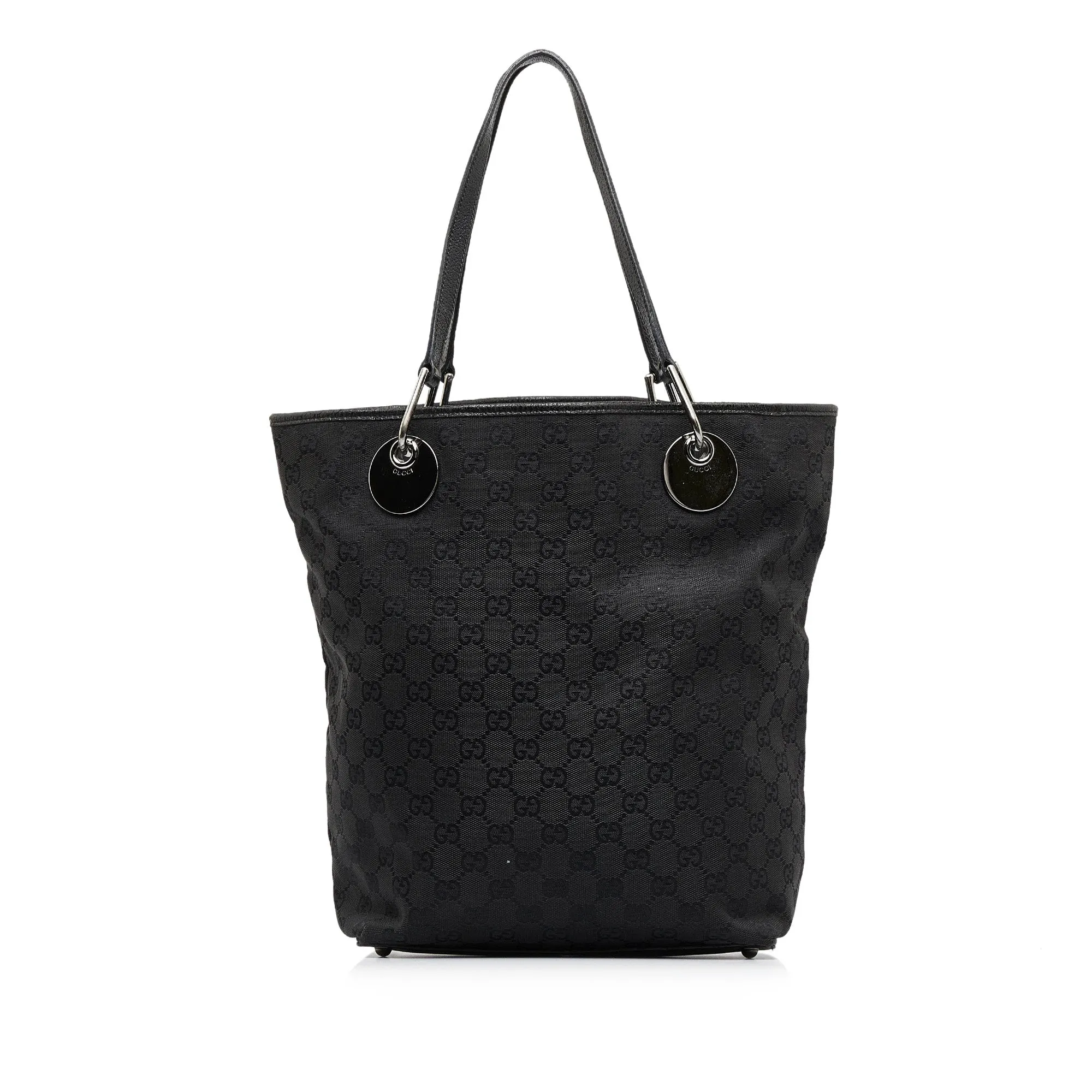 Black Gucci GG Canvas Eclipse Tote