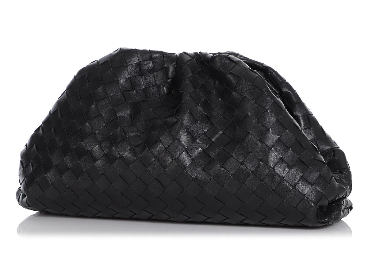 Bottega Veneta’s Maxi Black Intrecciato Nappa The Pouch