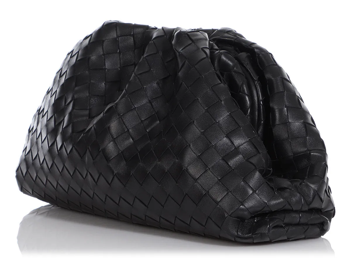 Bottega Veneta’s Maxi Black Intrecciato Nappa The Pouch