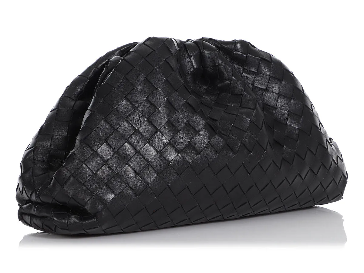 Bottega Veneta’s Maxi Black Intrecciato Nappa The Pouch