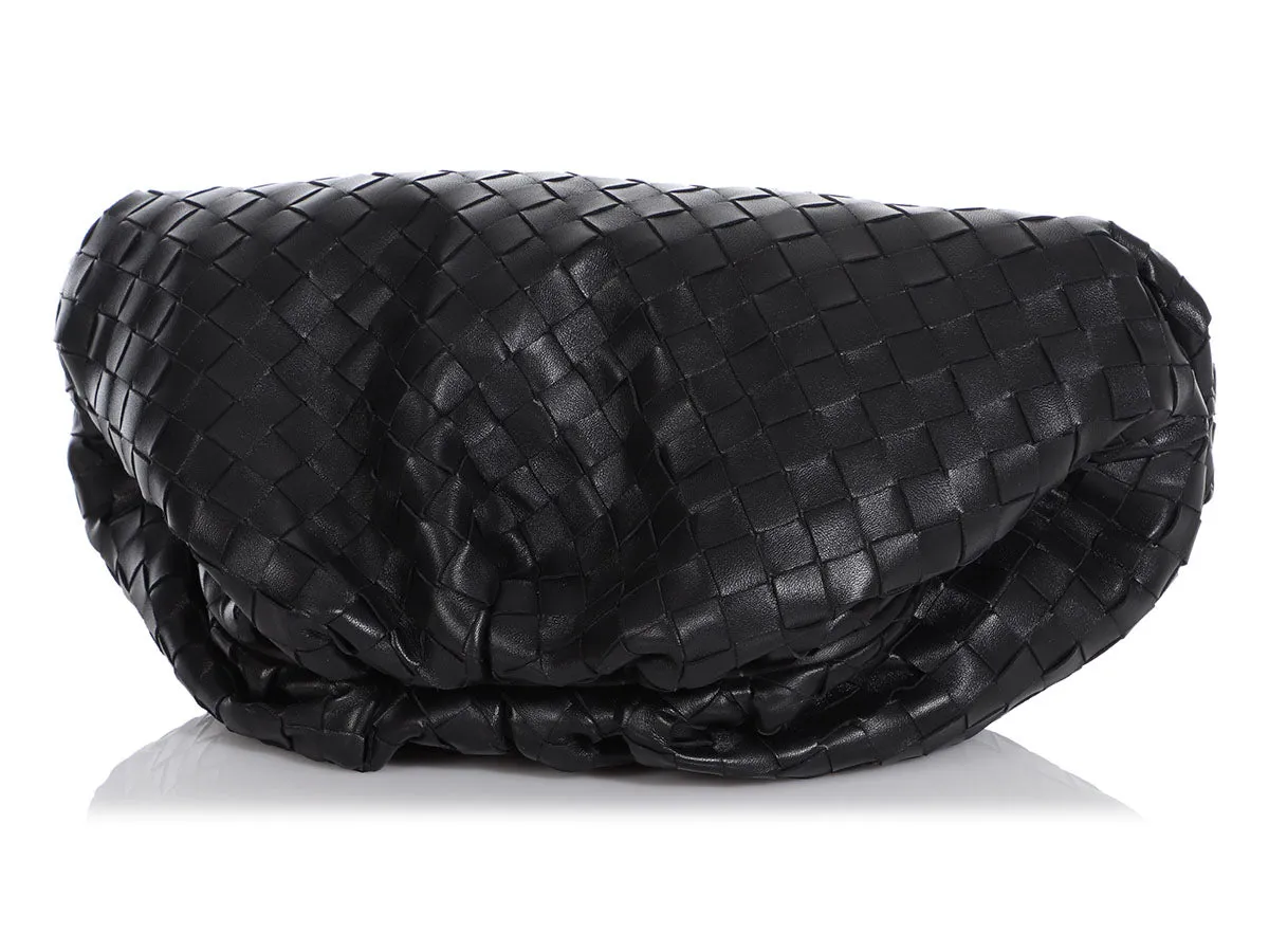 Bottega Veneta’s Maxi Black Intrecciato Nappa The Pouch