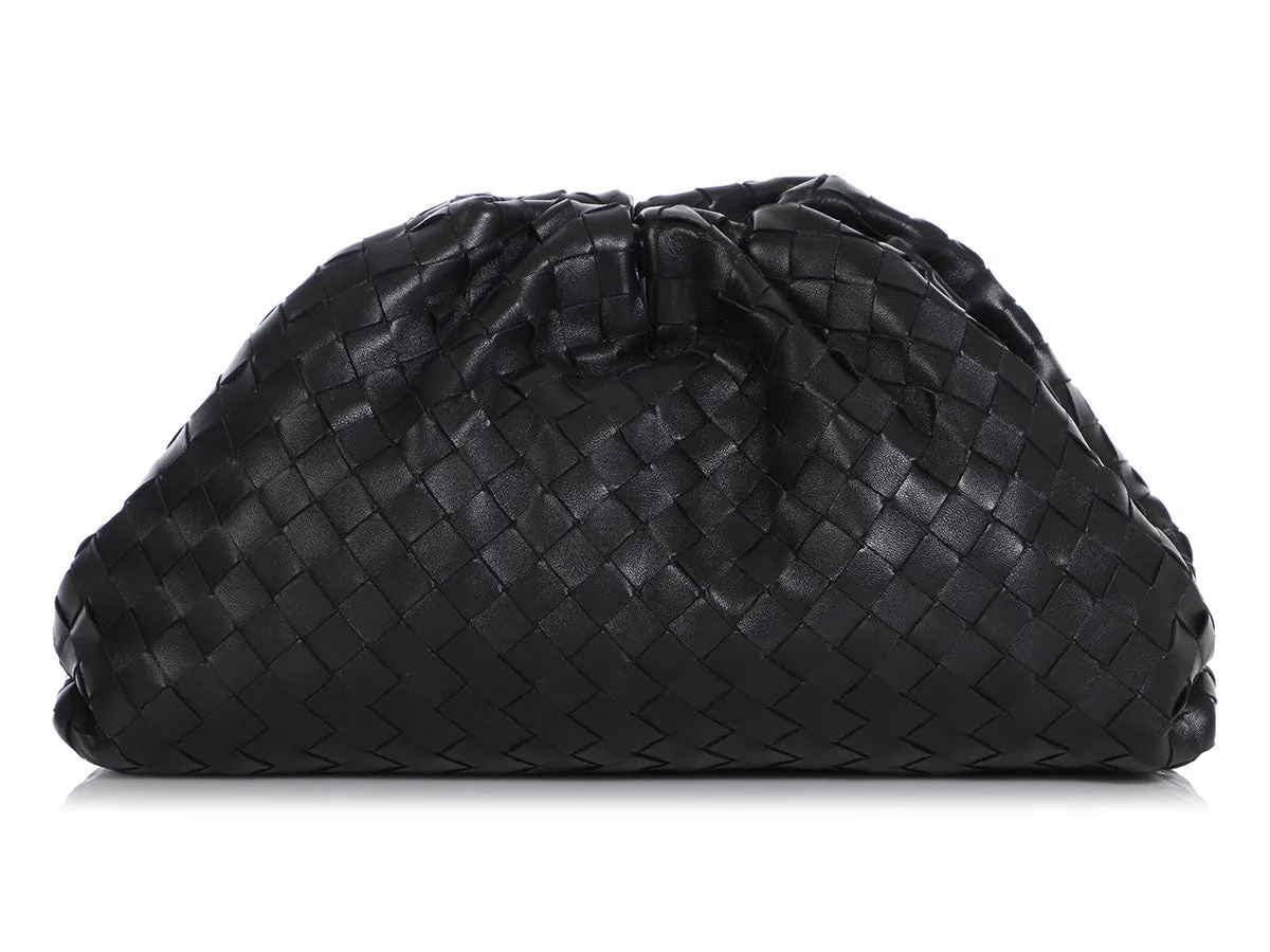 Bottega Veneta’s Maxi Black Intrecciato Nappa The Pouch