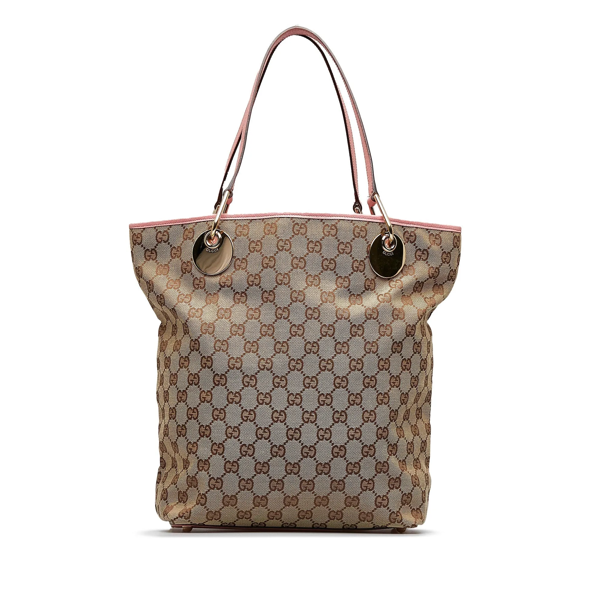 Brown Gucci GG Canvas Eclipse Tote Bag