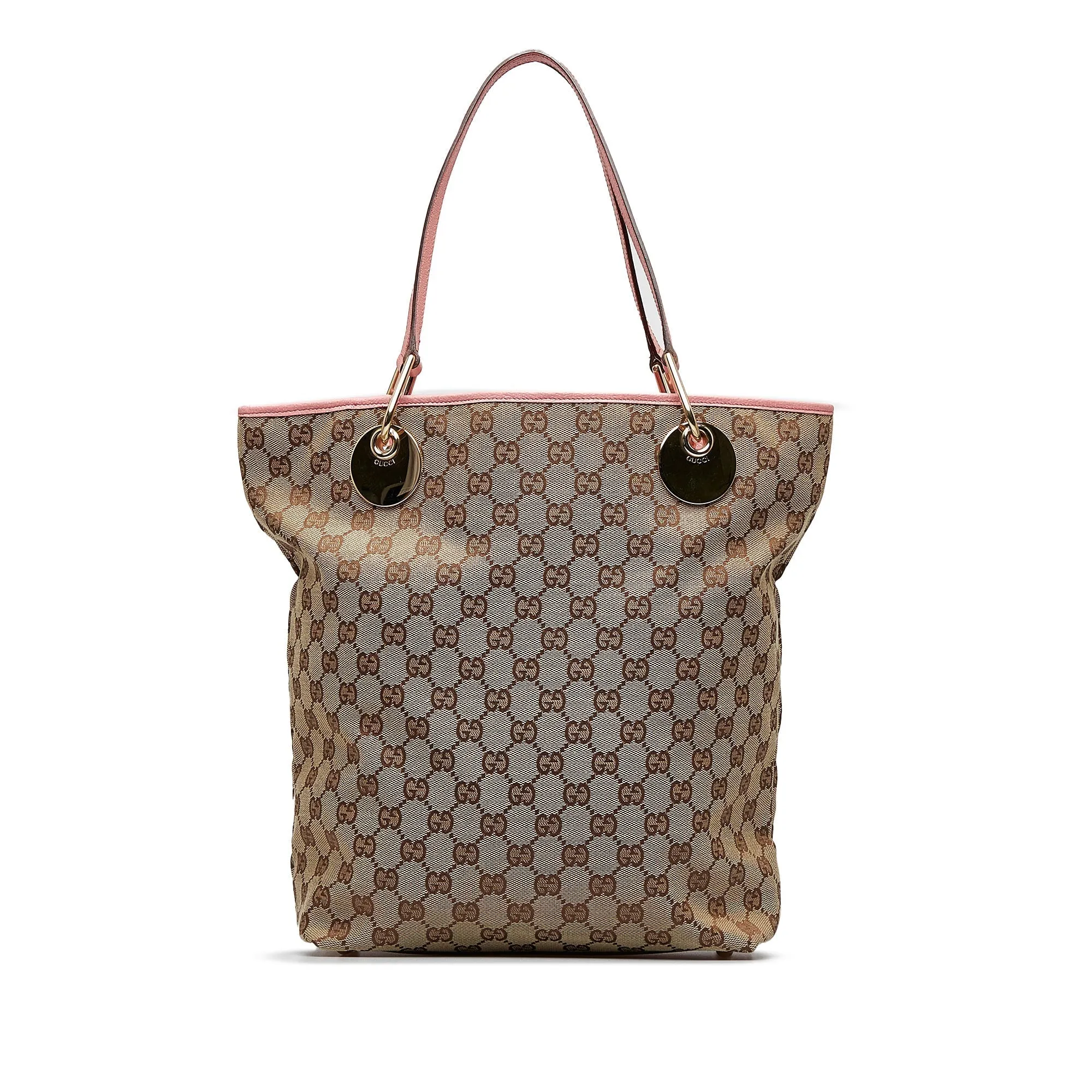 Brown Gucci GG Canvas Eclipse Tote Bag