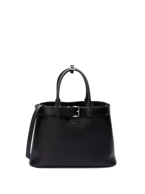 Buckle Medium Tote Bag Black