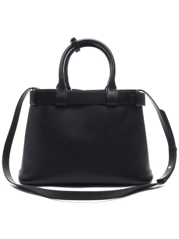 Buckle Medium Tote Bag Black