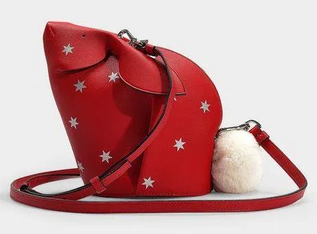 Bunny Stars Mini Bag - Black, Blue, Red