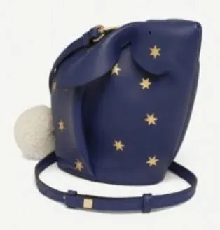 Bunny Stars Mini Bag - Black, Blue, Red