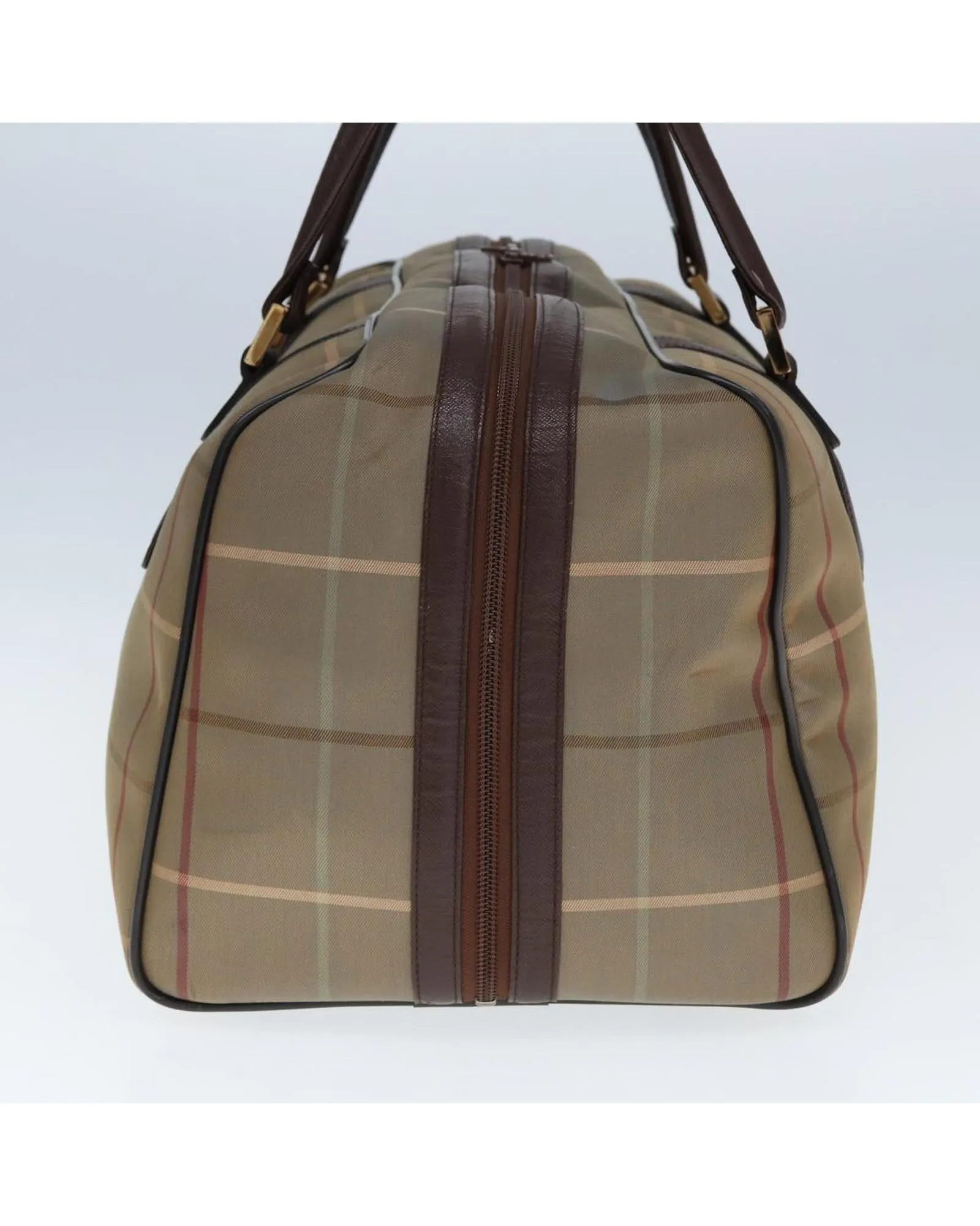 Burberry Weekend Travel Bag in Signature Nova Check TanBrown