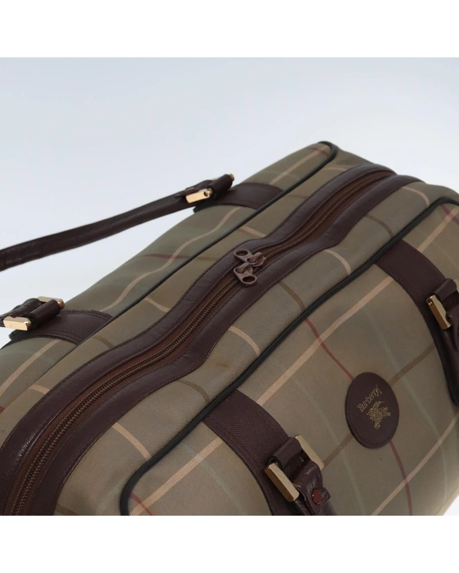 Burberry Weekend Travel Bag in Signature Nova Check TanBrown