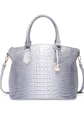 CROCODILE PATTERN HANDBAG SHOULDER BAG