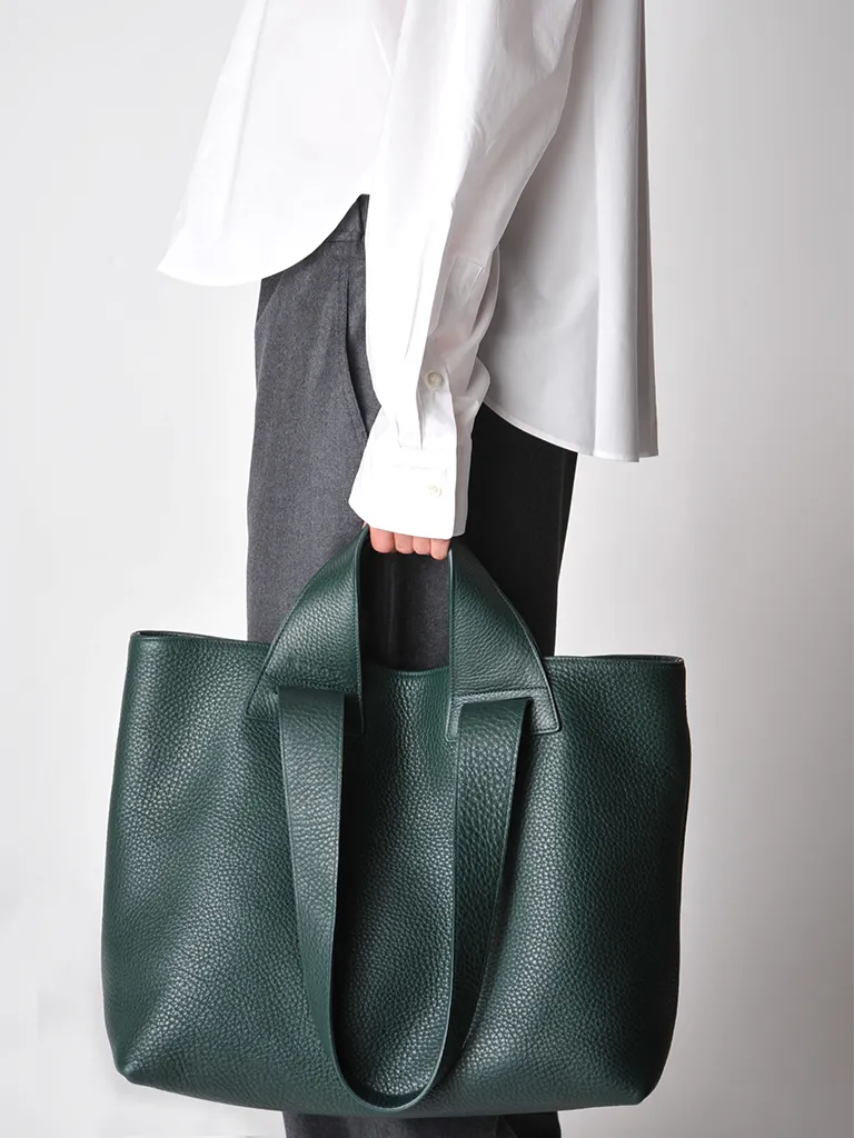 Dark Green Plein Tote