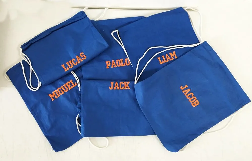 Economical Sport Cotton Drawstring Bag Cinch Packs - BPK18