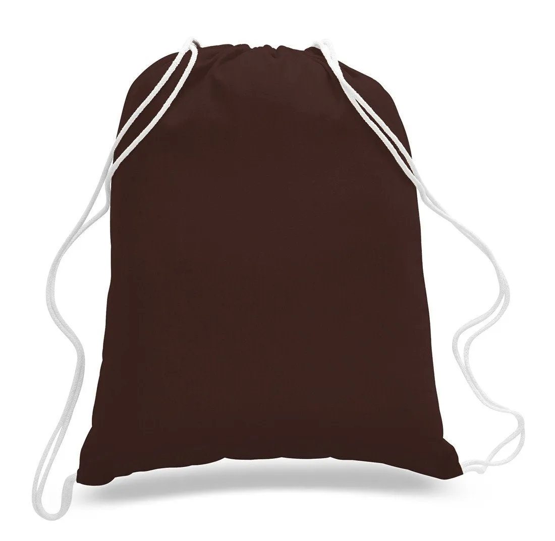 Economical Sport Cotton Drawstring Bag Cinch Packs - BPK18