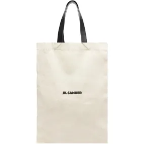 Flat Shopper Grande Linen, Off White