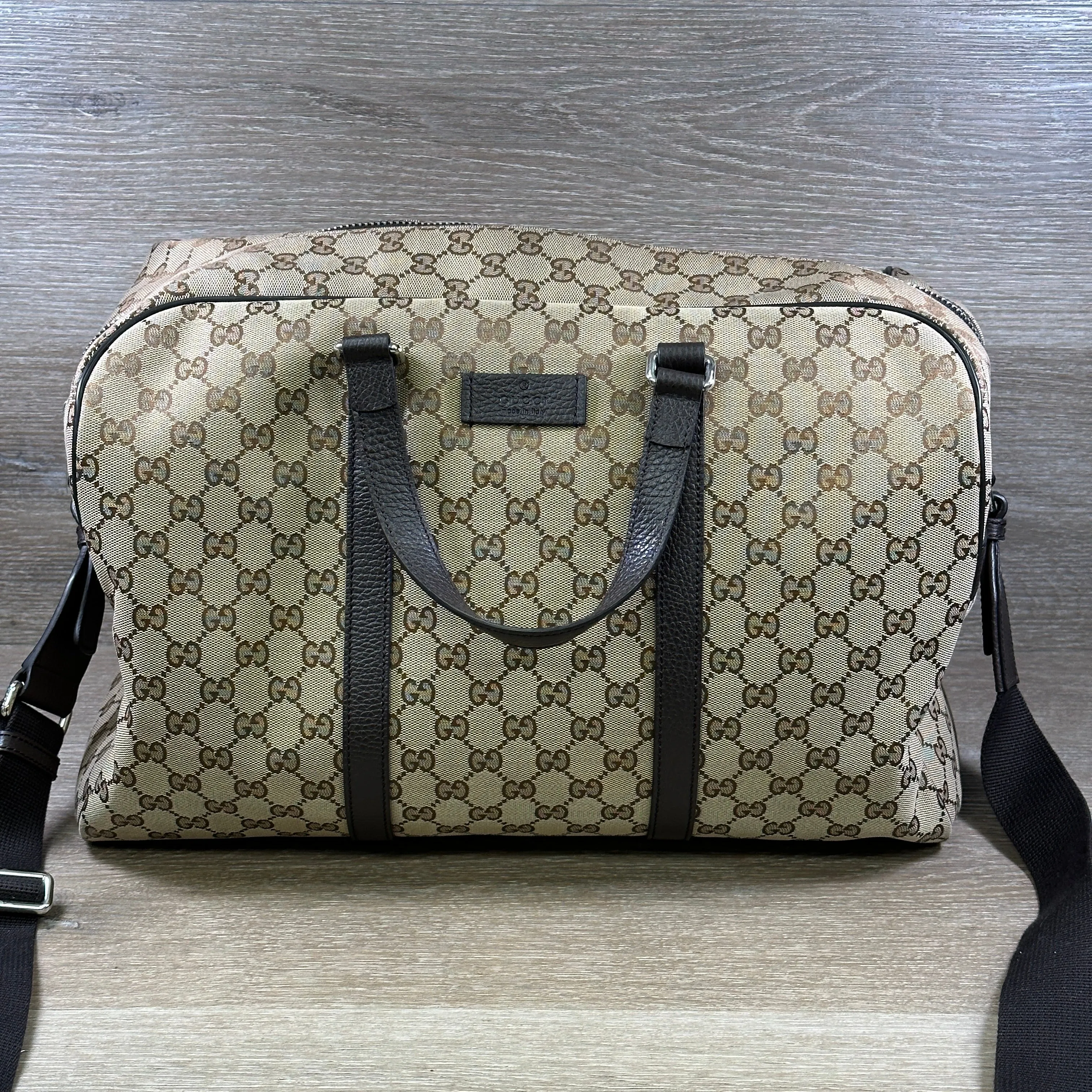 Gucci GG Supreme Canvas Boston Duffle