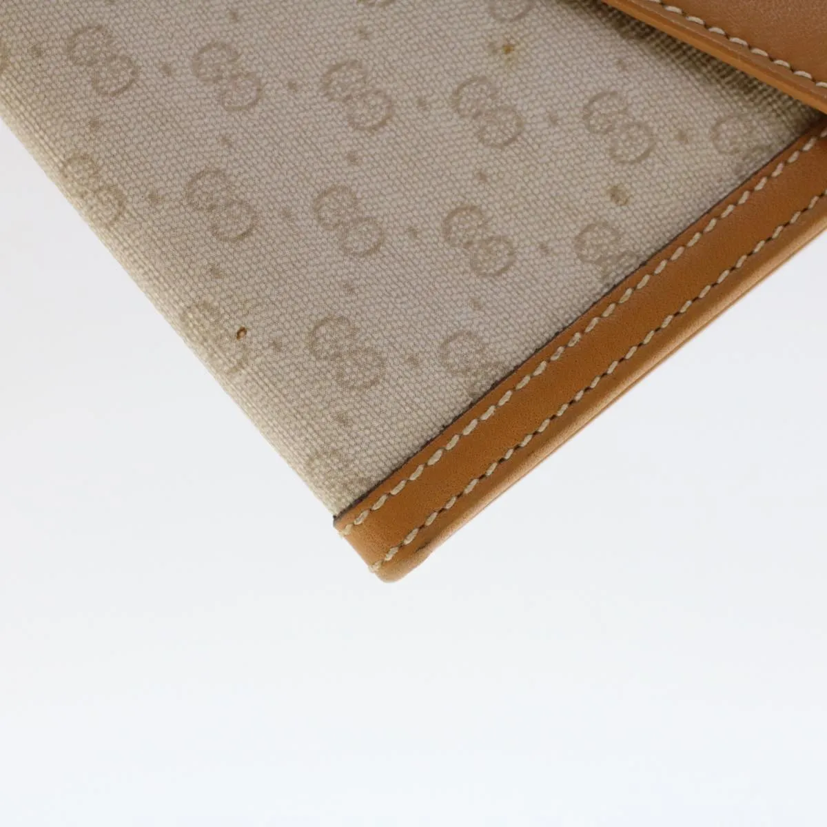 GUCCI Micro GG Canvas Long Wallet Beige 035.03.0285  47667