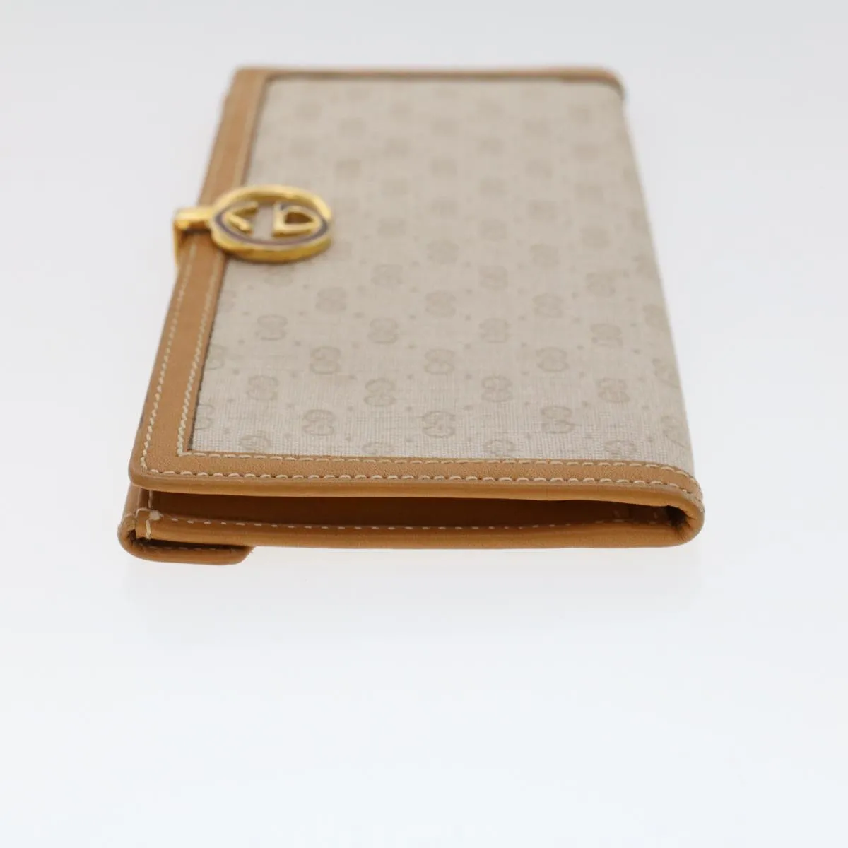 GUCCI Micro GG Canvas Long Wallet Beige 035.03.0285  47667