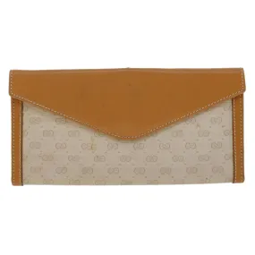 GUCCI Micro GG Canvas Long Wallet Beige 035.03.0285  47667