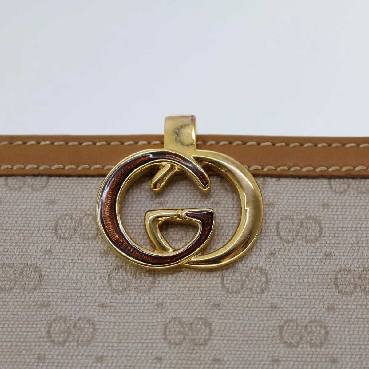 GUCCI Micro GG Canvas Long Wallet Beige 035.03.0285  47667