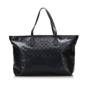 Gucci Tote Bag Black GG Imprimé Canvas