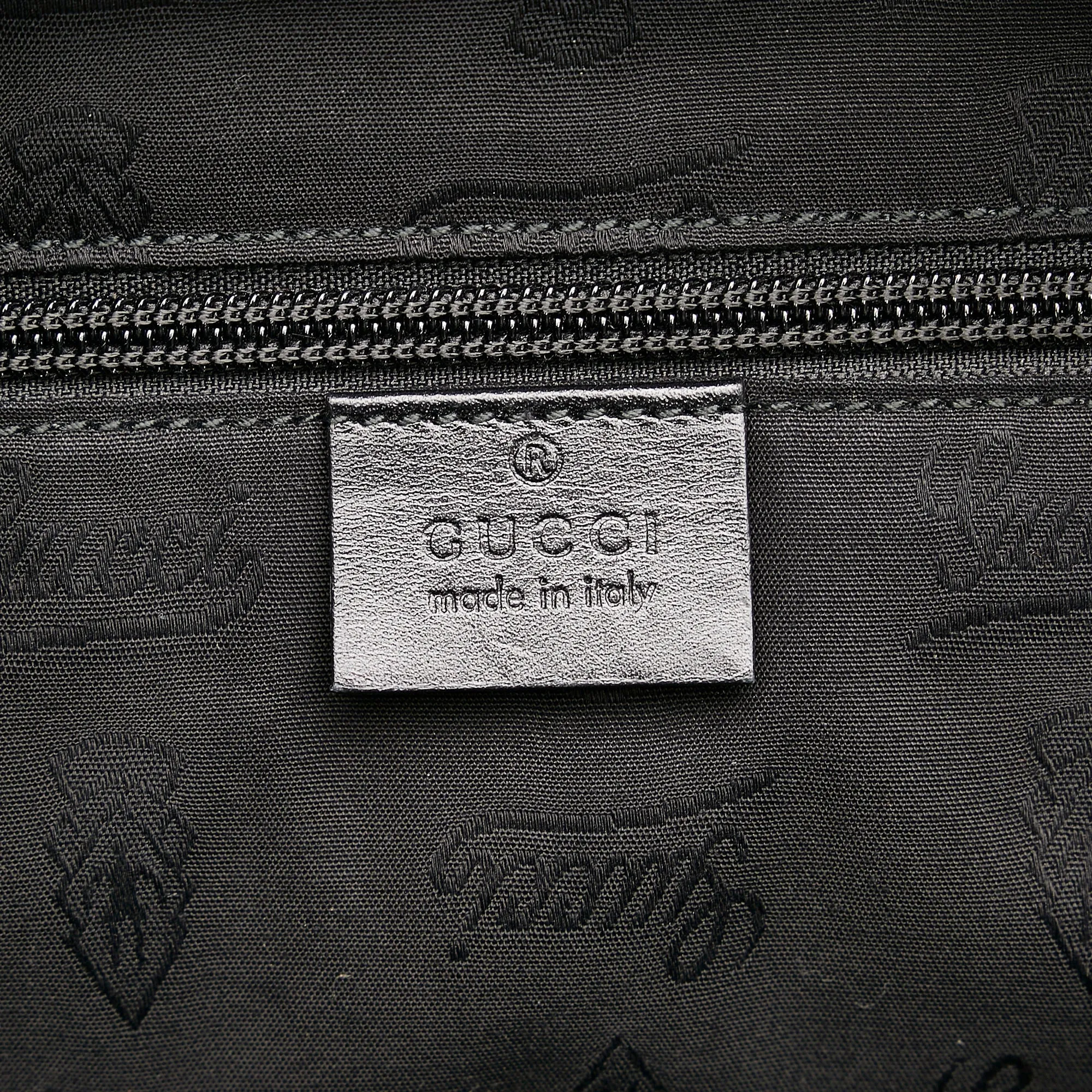 Gucci Tote Bag Black GG Imprimé Canvas