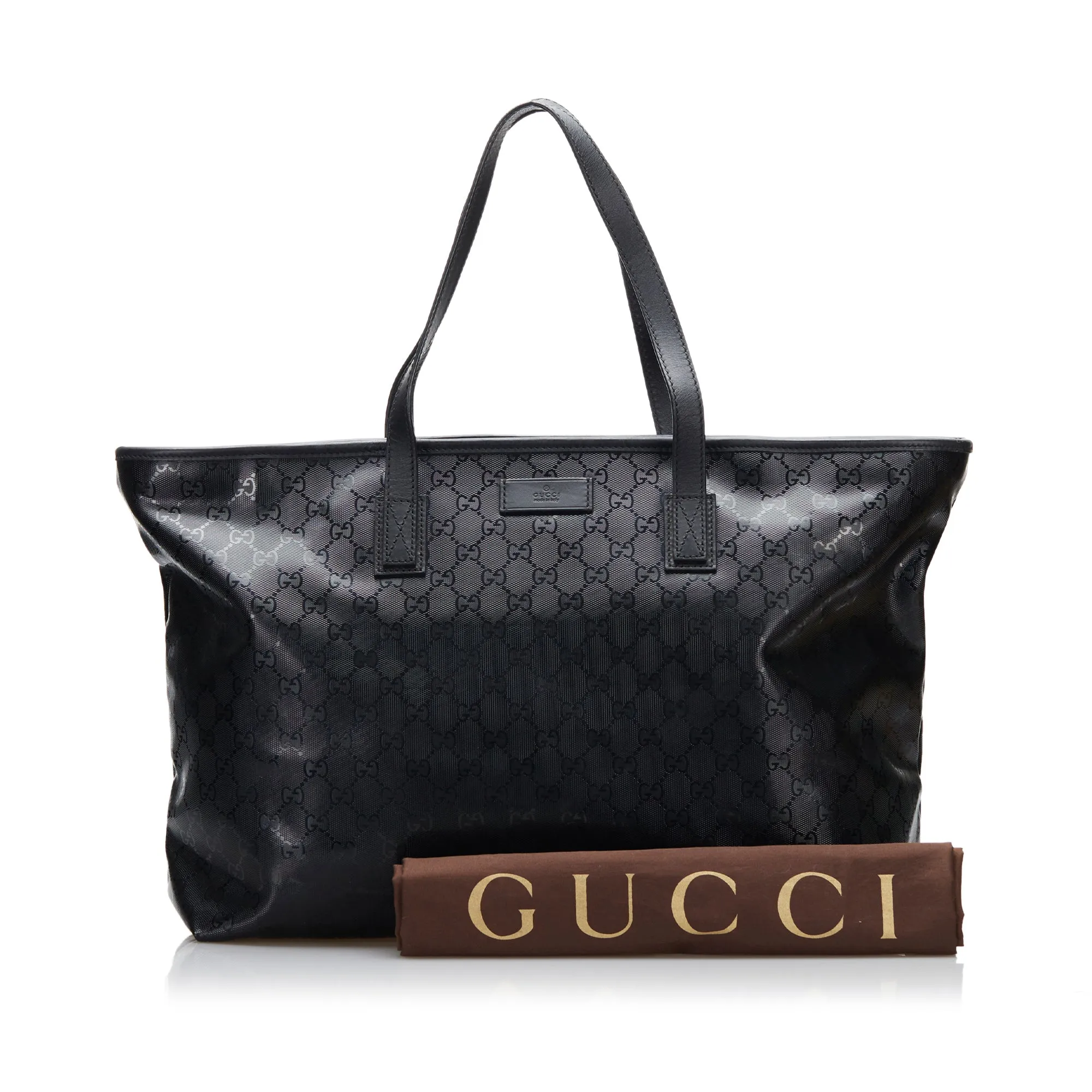 Gucci Tote Bag Black GG Imprimé Canvas