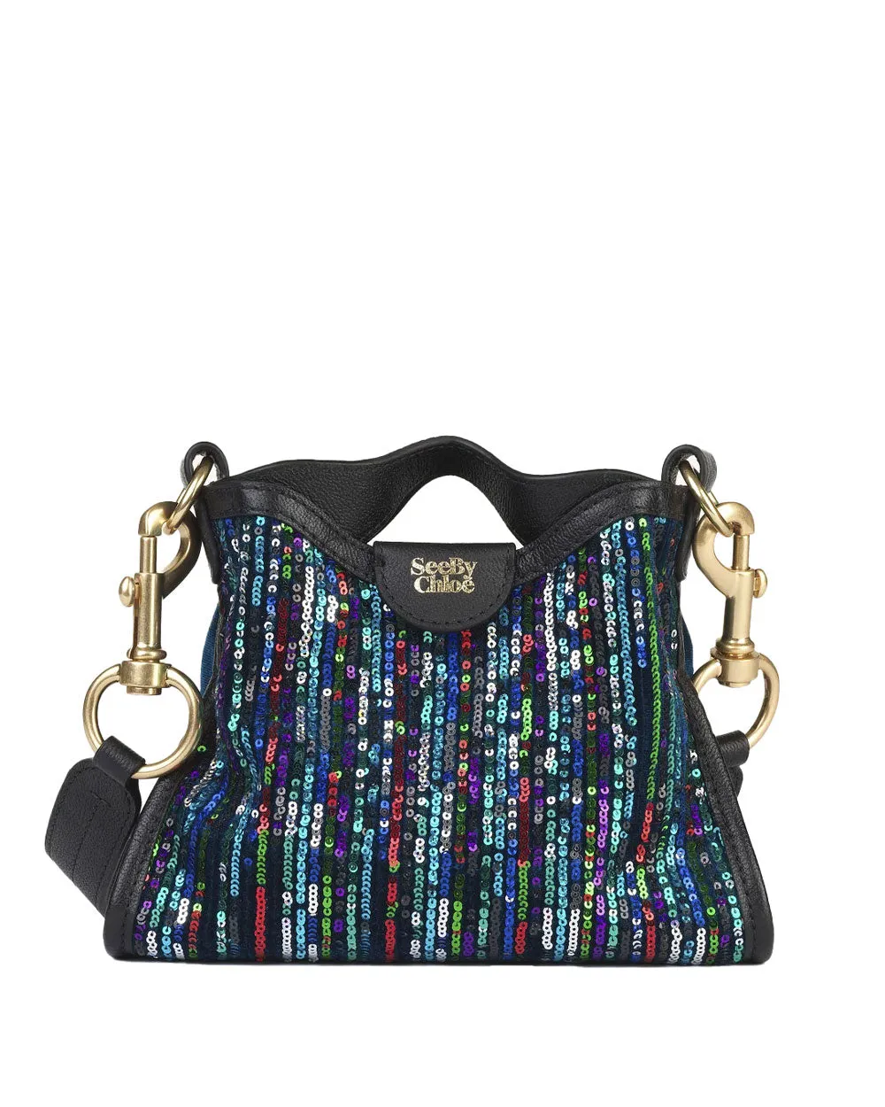 Joan Mini Top Handle Bag in Depth Ocean