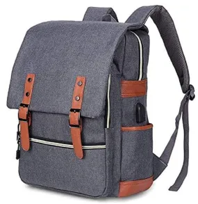 Laptop Bag Tablet Travel Backpack Fits Upto 15.6 inch Laptop Lightweight Versatile with USB Charging Port