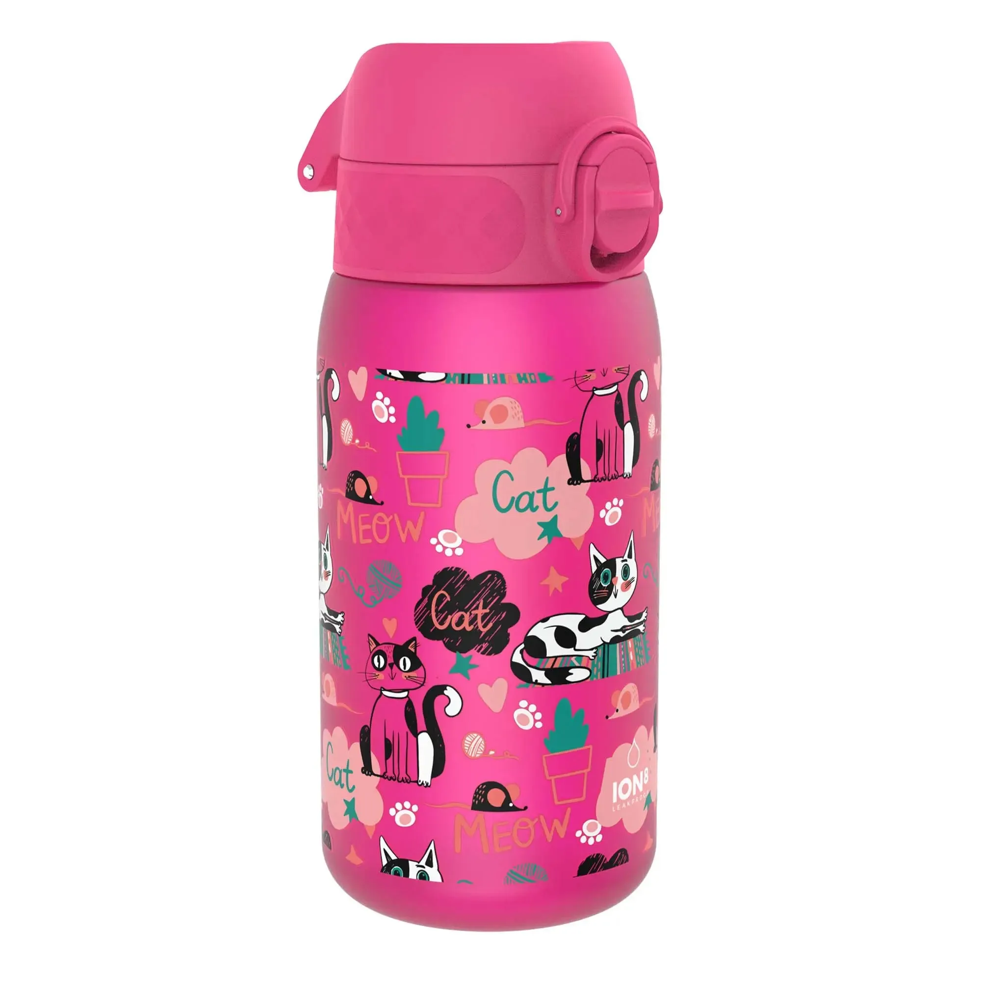 Leak Proof Kids Water Bottle, Recyclon, Kittens, 350ml (12oz)