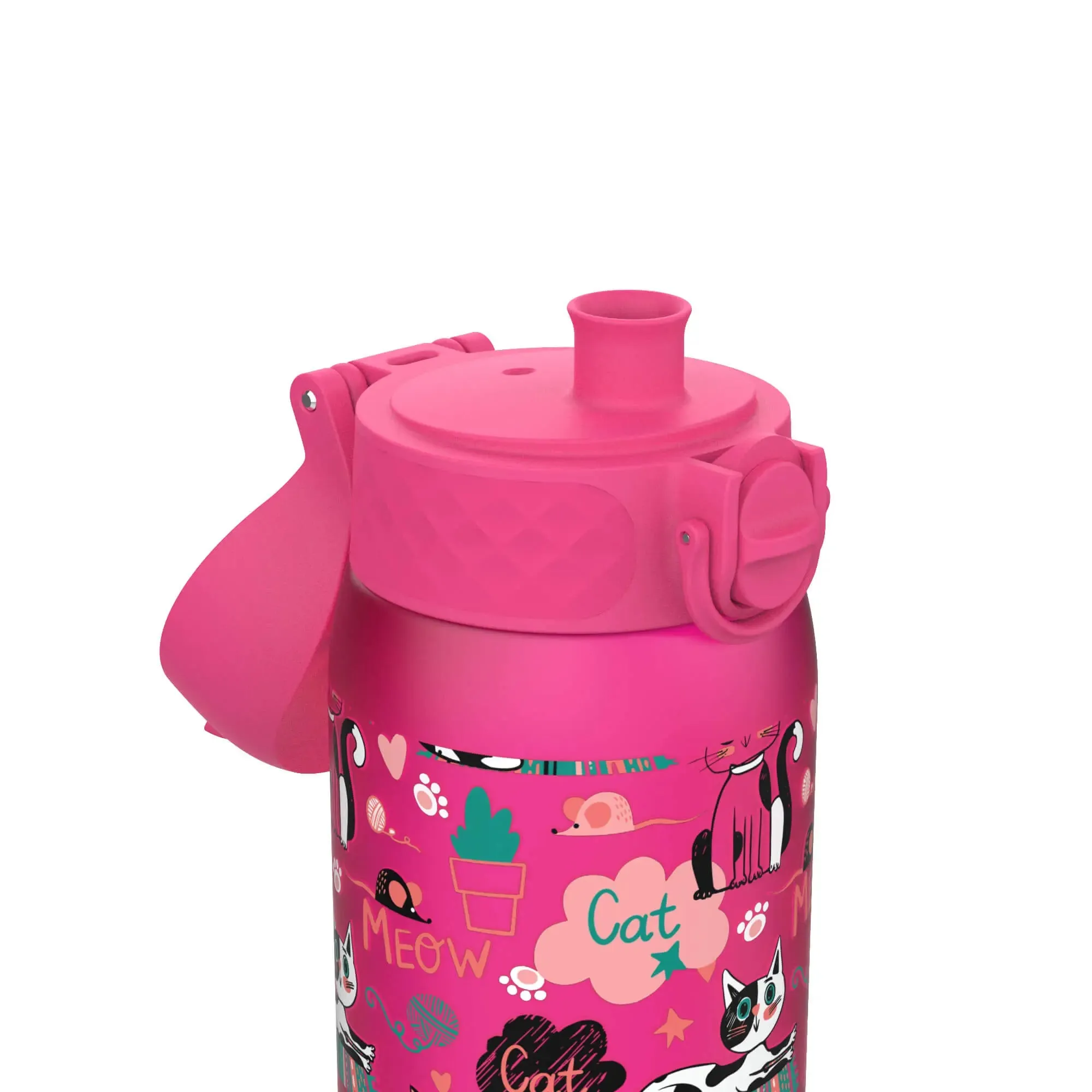 Leak Proof Kids Water Bottle, Recyclon, Kittens, 350ml (12oz)