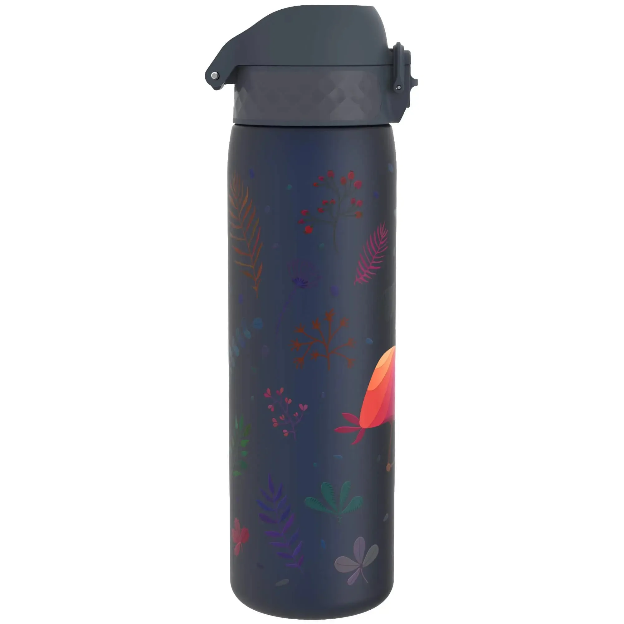 Leak Proof Slim Water Bottle, Recyclon, Flamingo, 500ml (18oz)