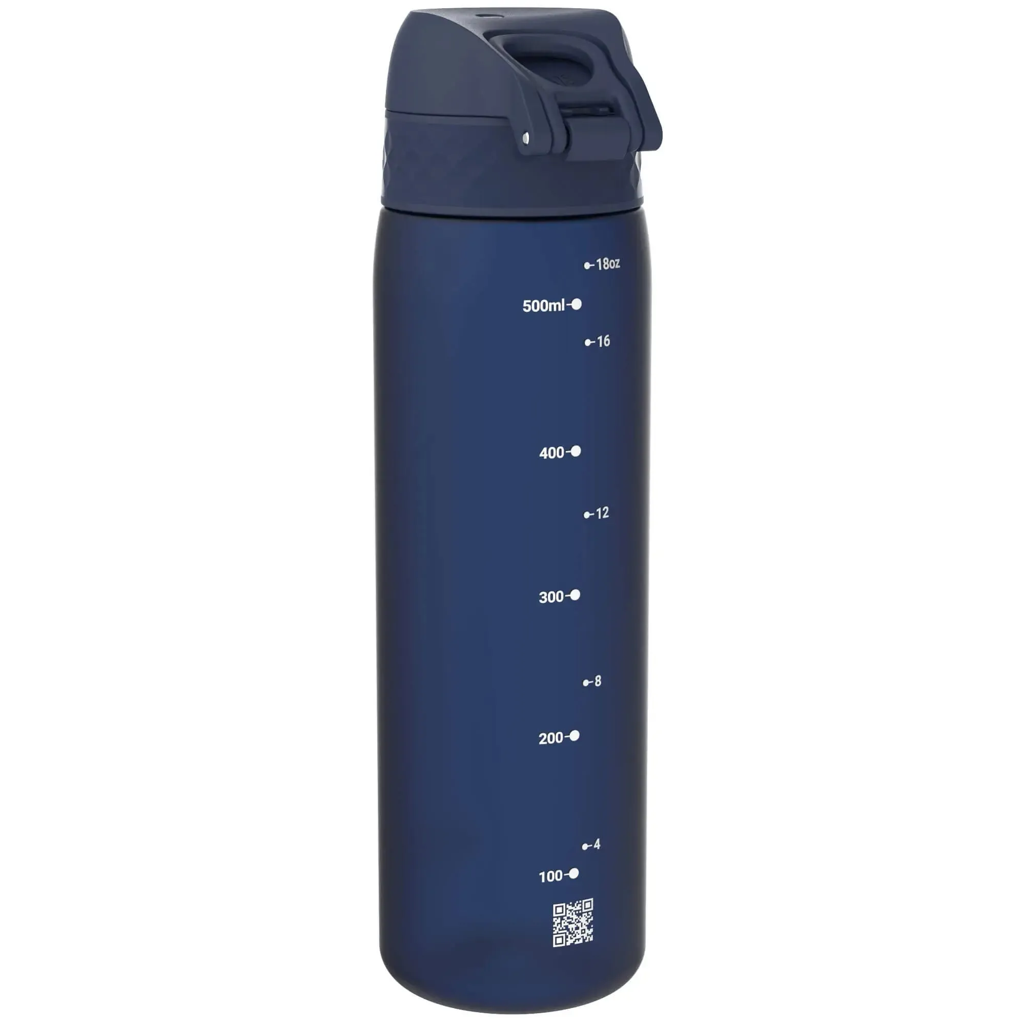 Leak Proof Slim Water Bottle, Recyclon, Navy, 500ml (18oz)