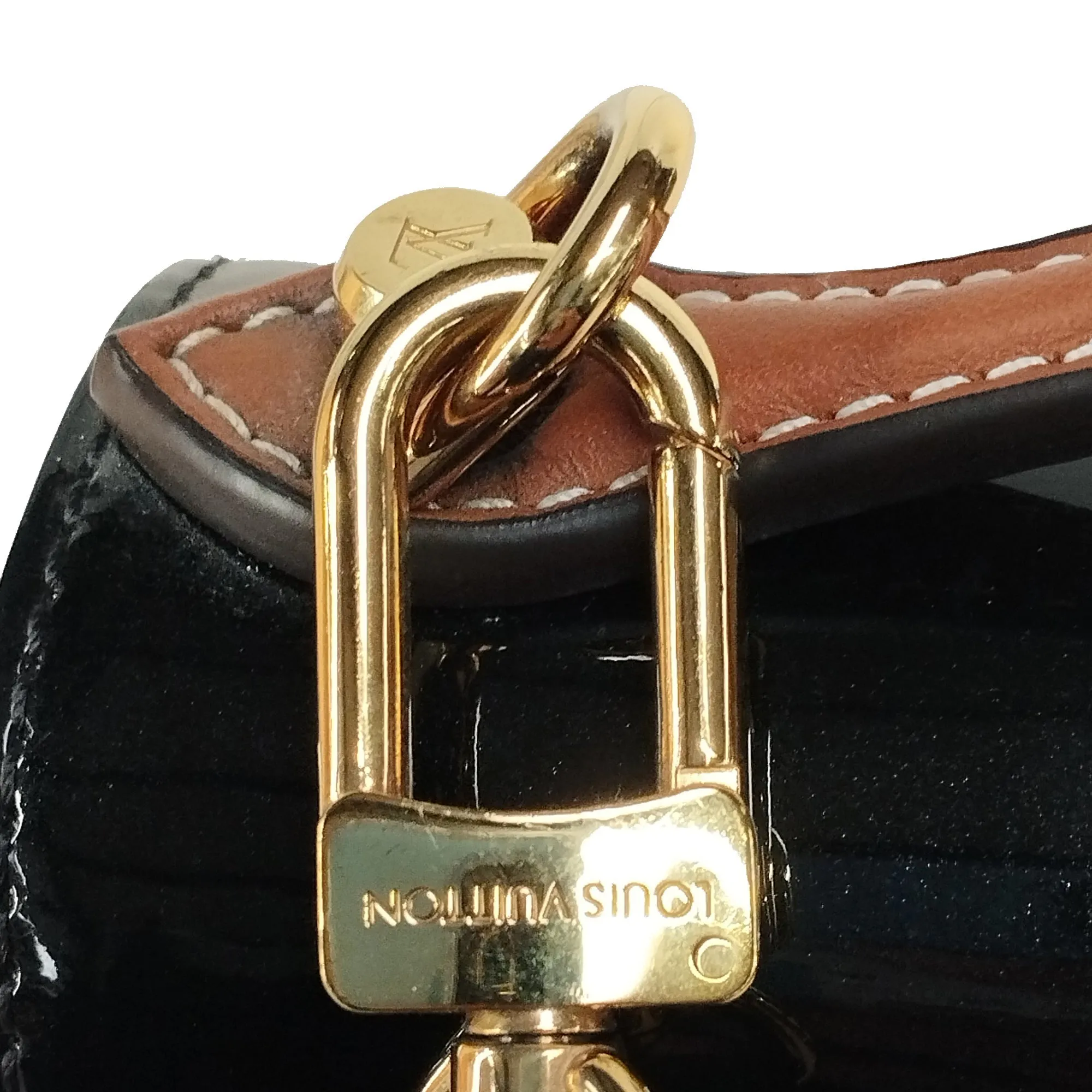 Louis Vuitton Cherrywood PM Black Vernis Miroir