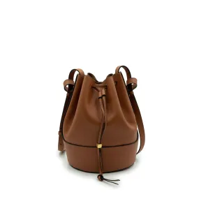 Medium Balloon Bag in Nappa Calfskin in Tan