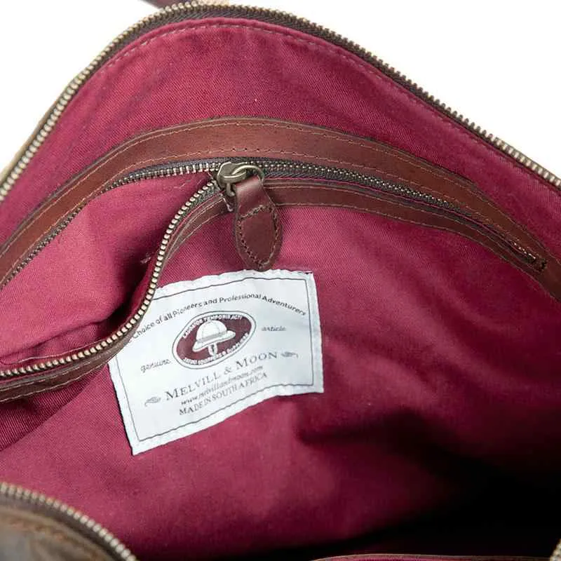 Melvill & Moon Waxed Cotton Bulawayo Duffel Bag | Brown