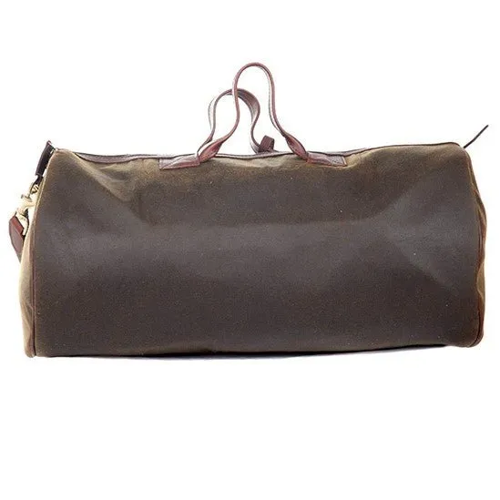 Melvill & Moon Waxed Cotton Short Safari Duffel Bag