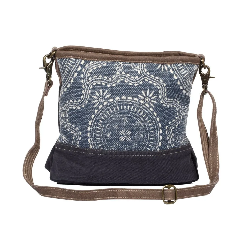 Navy Kilim Shoulder Bag