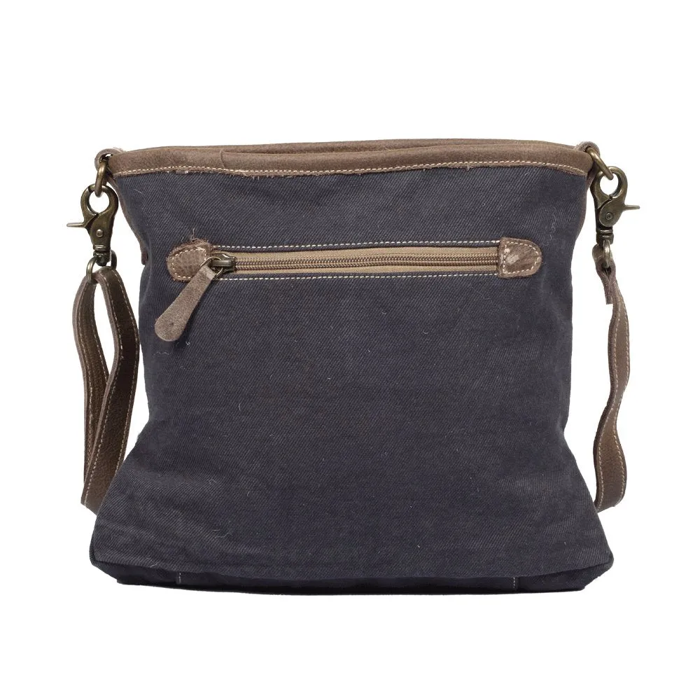 Navy Kilim Shoulder Bag