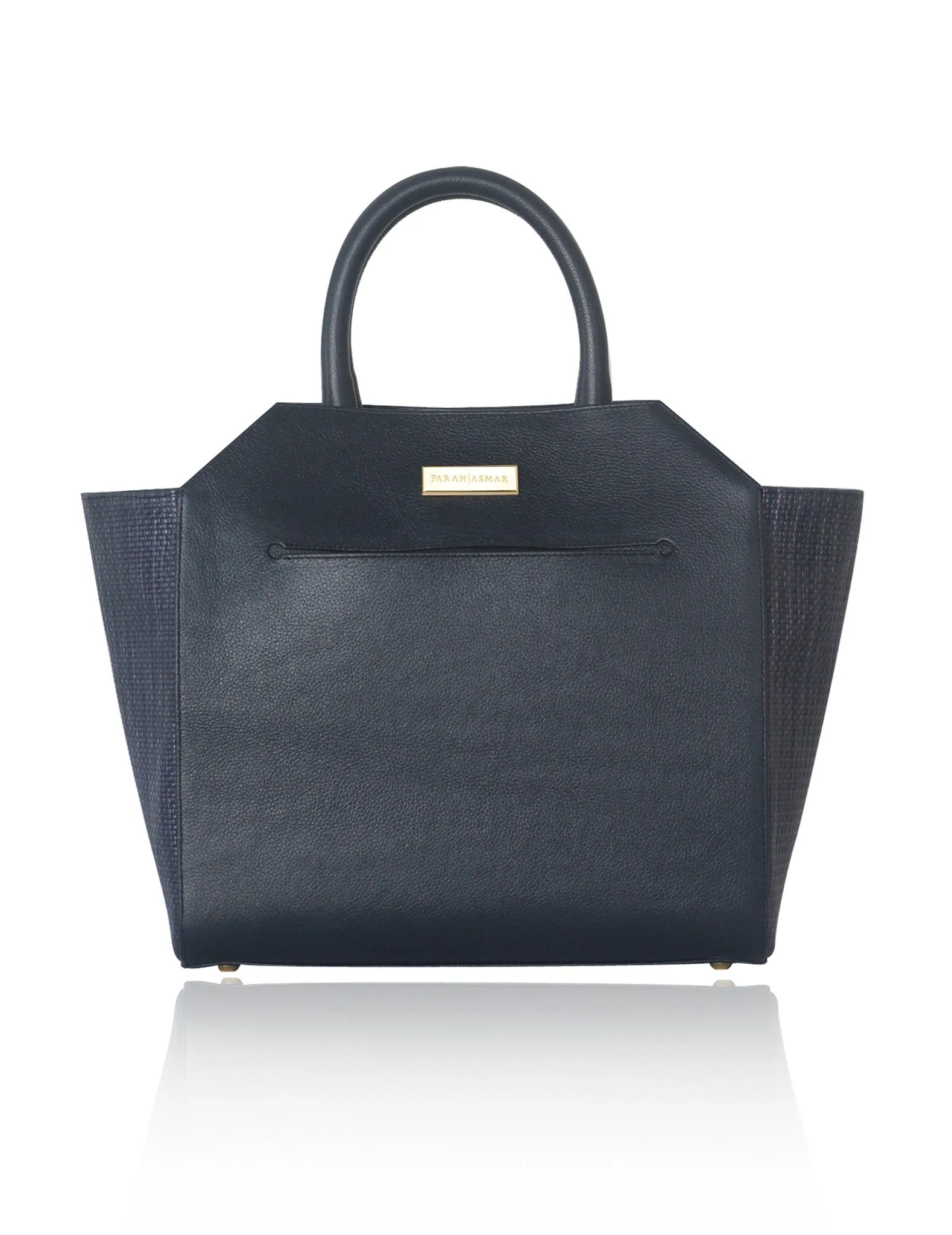 Navy Medium Sharon Tote