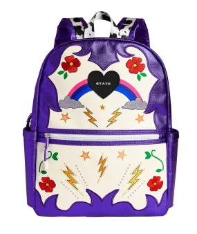 State Bags Kane Kids Double Pocket Backpack Cowgirl