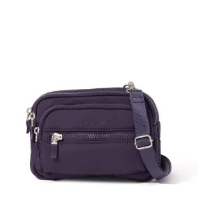 Triple Zip Bagg | Plum Twilight Puff