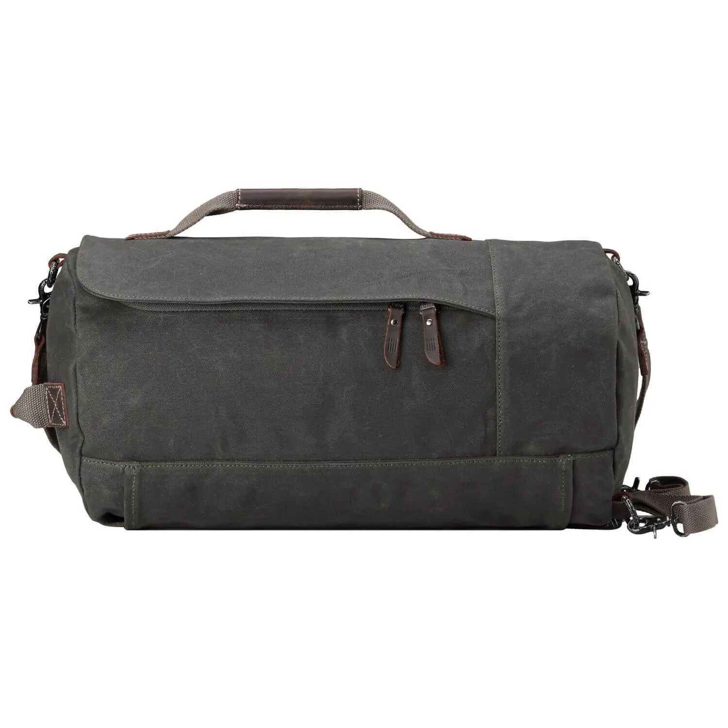 TRP0444 Troop London Heritage Canvas Duffel Backpack