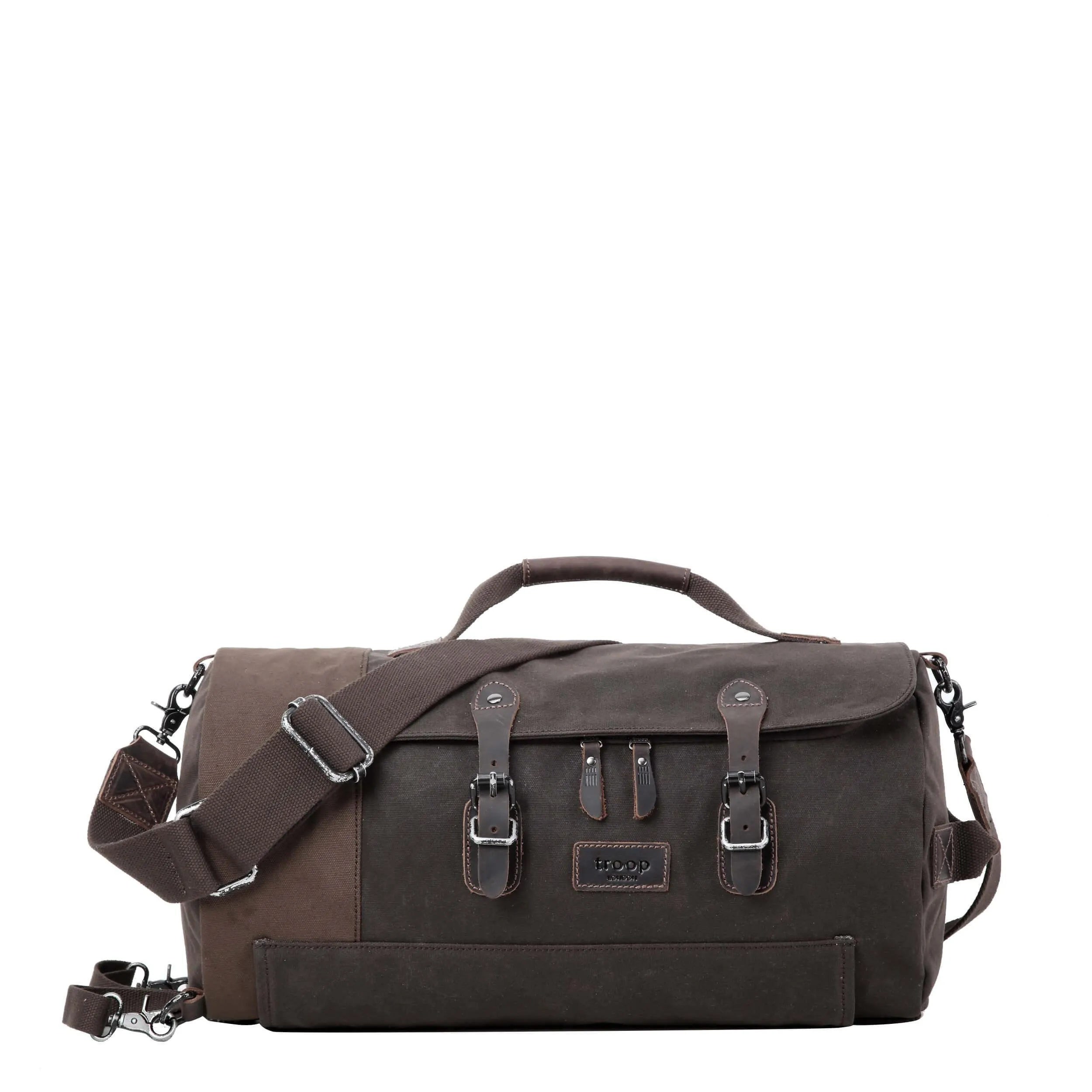 TRP0444 Troop London Heritage Canvas Duffel Backpack