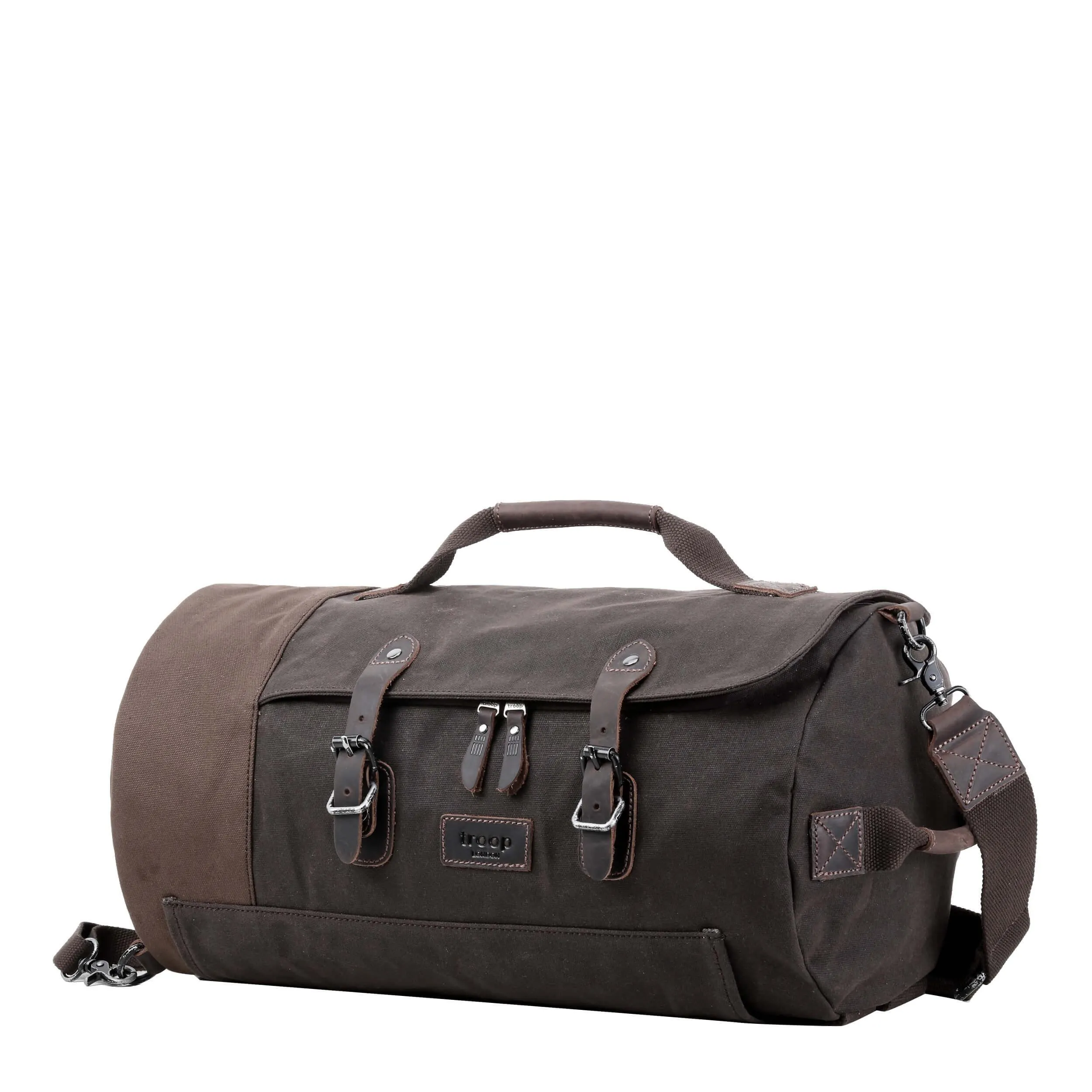 TRP0444 Troop London Heritage Canvas Duffel Backpack