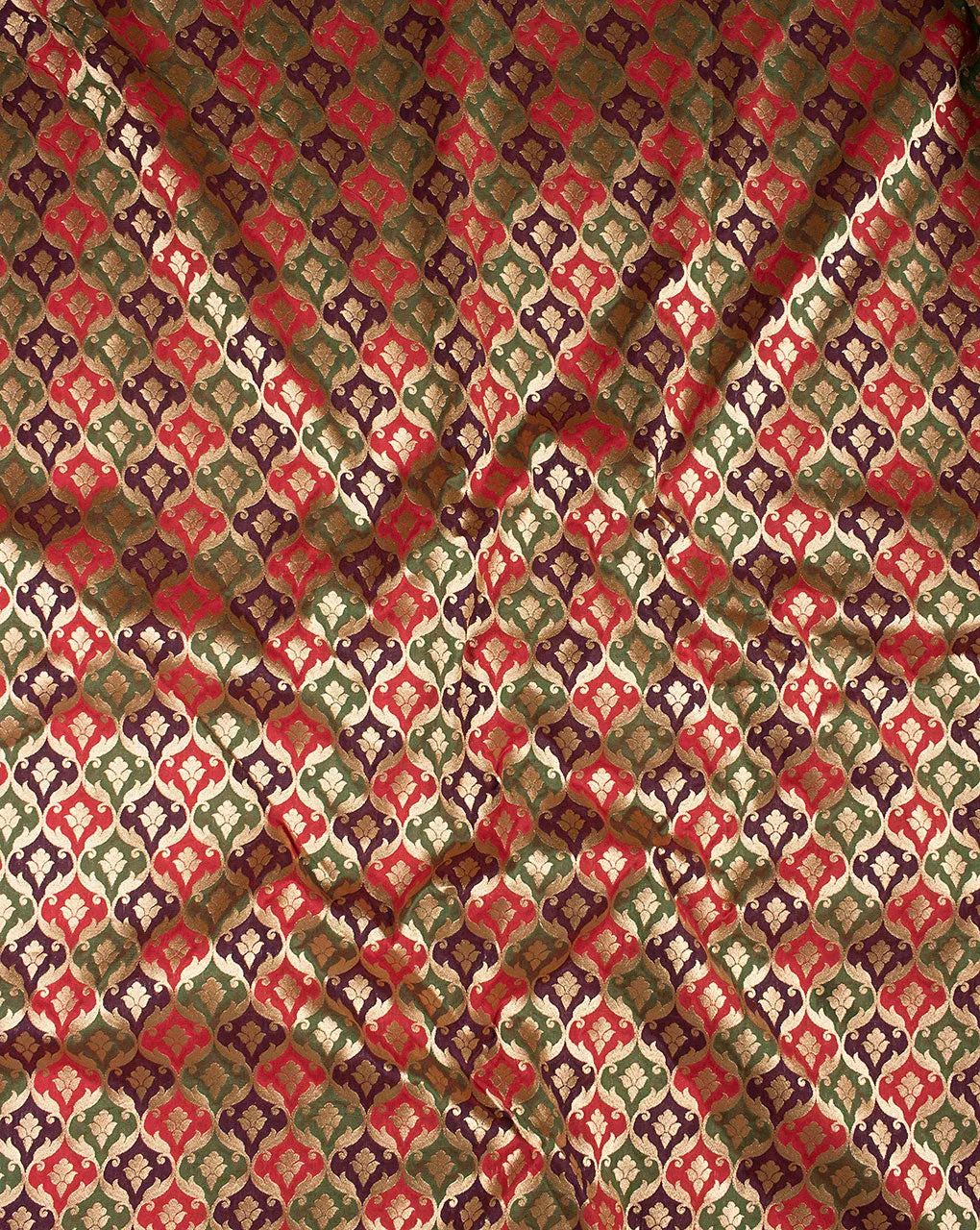 Zari Jacquard Banarasi Kataan Silk Fabric